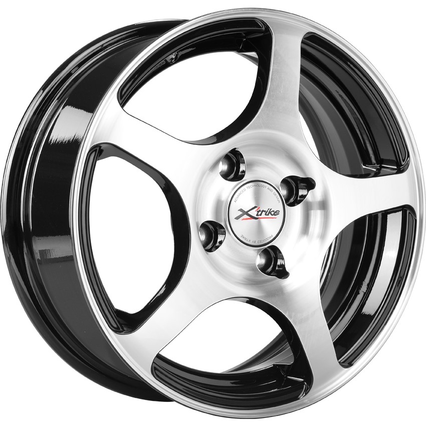 14X5.5 4/100 ET45 D67.1 X-trike X-103 BK/FP