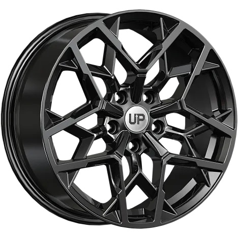 17X7.5 5/108 ET44 D67.1 Wheels UP UP110 (KC994) New Black
